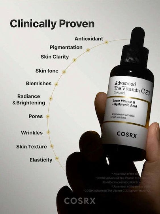 Cosrx The Vitamin C 23 Ενυδατικό & Αντιγηραντικό Serum Προσώπου με Βιταμίνη C & Βιταμίνη E για Αποτοξίνωση & Λάμψη 20ml