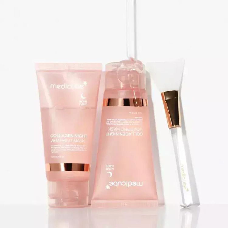 Medicube Collagen Night Wrapping Peel Off Μάσκα Προσώπου Νύχτας για Σύσφιξη / Ενυδάτωση / Λάμψη 75ml