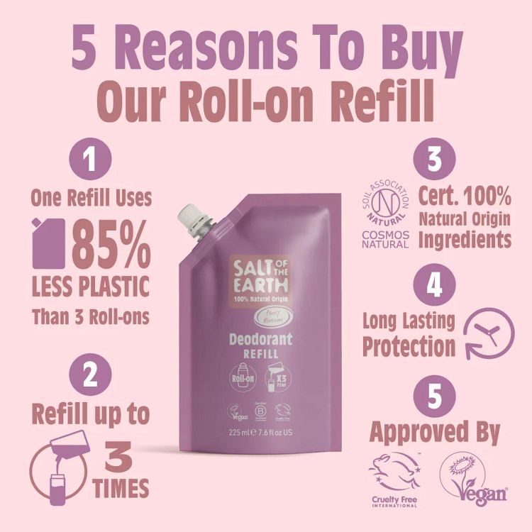 Salt of the Earth Peony Blossom Vegan Αποσμητικό Spray Refill 300ml