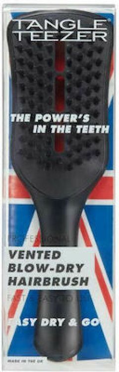 Tangle Teezer Easy Dry & Go Jet Black Βούρτσα Μαλλιών για Ξεμπέρδεμα