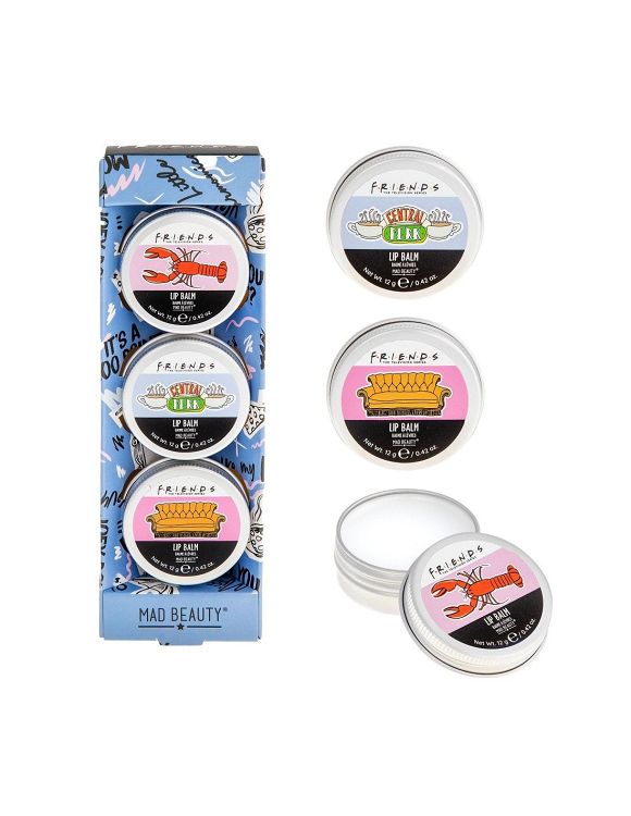 Mad Beauty New Modern Friends Lip Balm Trio