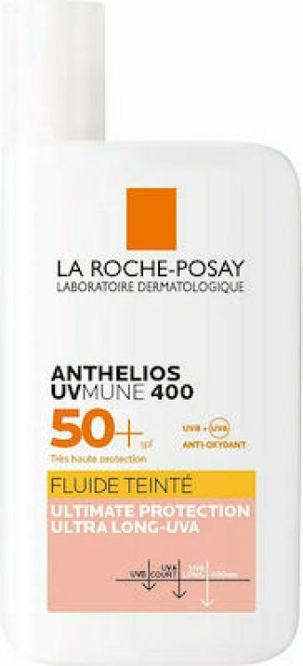 La Roche Posay Anthelios UVmune 400 Tinted Fluid Αντηλιακή Λοσιόν Προσώπου SPF50 με Χρώμα 50ml
