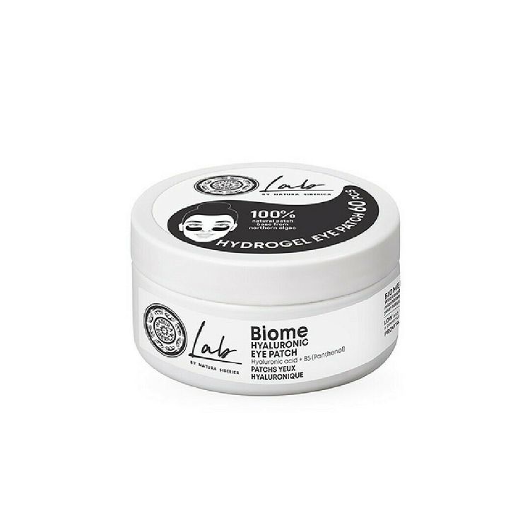 Natura Siberica Μάσκα Ματιών για Ενυδάτωση 60τμχ Biome Hydrogel Patches με Υαλουρανικό