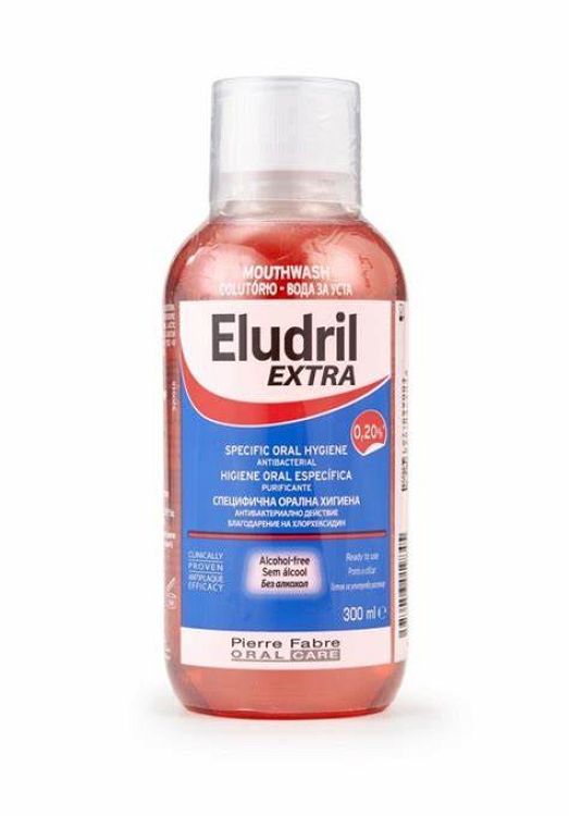 Eludril Extra Mouthwash 0,20% Στοματικό Διάλυμα κατά της Πλάκας 300ml