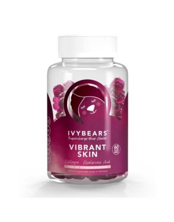 IvyBears Vibrant Skin Blueberry 60 ζελεδάκια