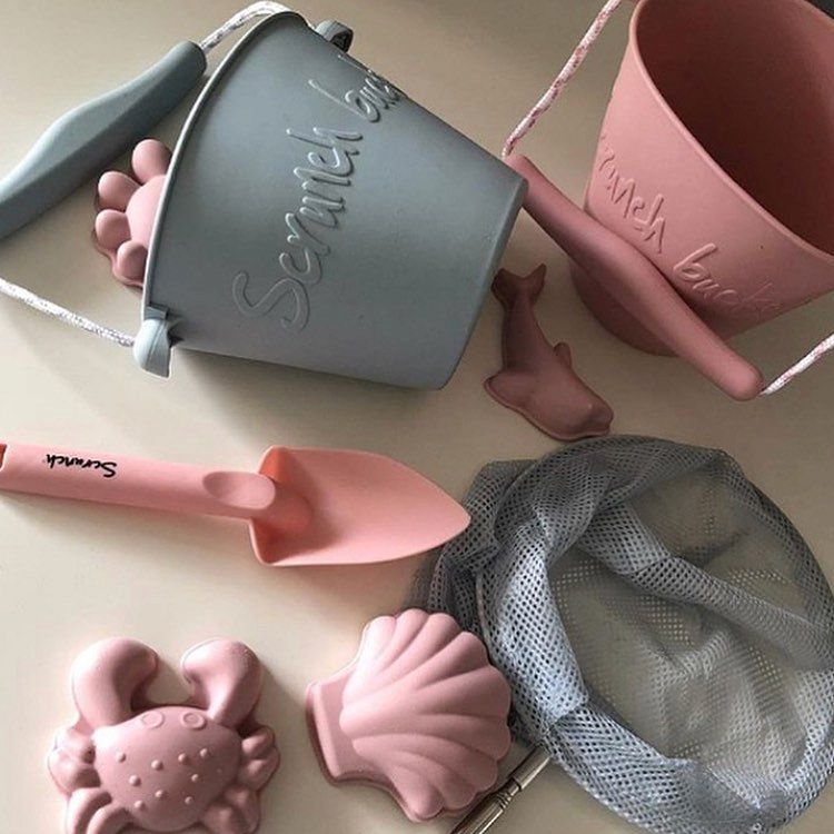Scrunch Κουβαδάκι από ανακυκλώσιμη σιλικόνη Dusty Rose