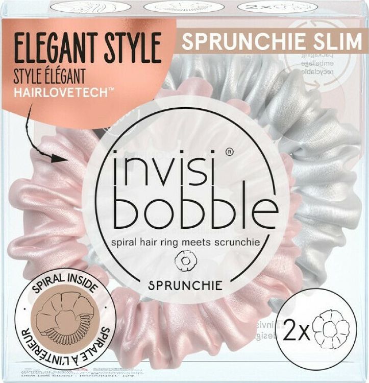 Invisibobble Slim Sprunchie Bella Chrome