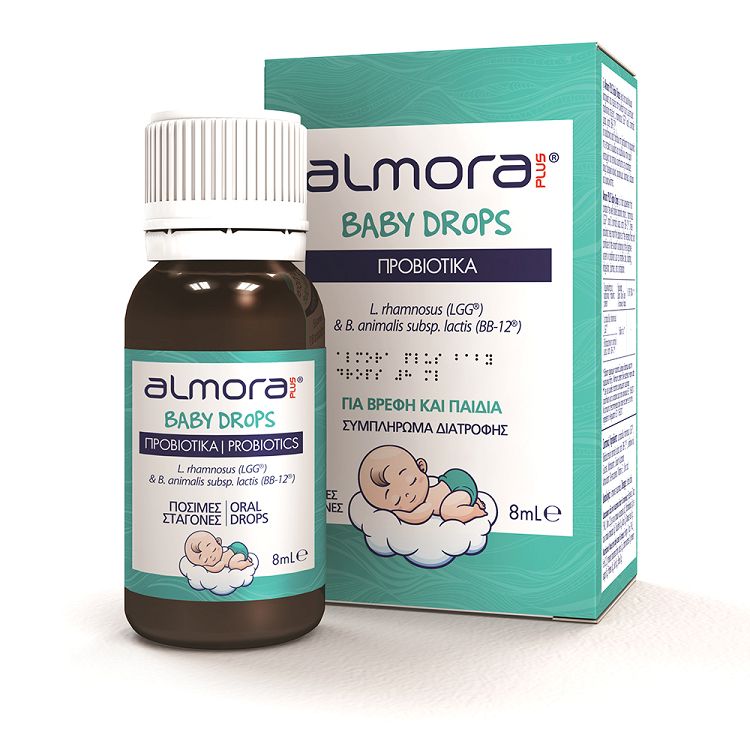 Almora Plus Baby Drops Προβιοτικό σε Σταγόνες 8ml