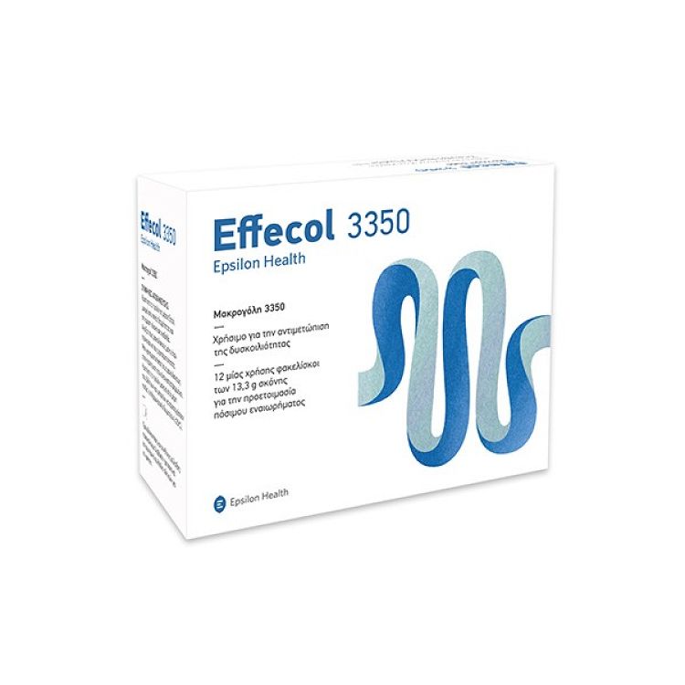 Effecol 3350 (12 Sachets) - Οσμωτικό υπακτικό, Αντιμετώπιση της δυσκοιλιότητας