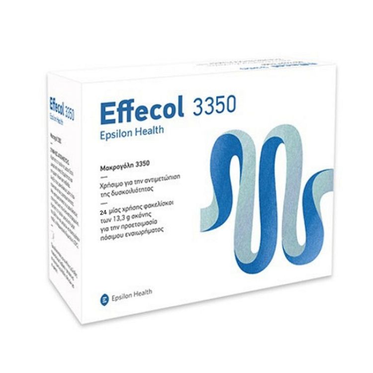 Effecol 3350 (24 Sachets) - Οσμωτικό υπακτικό, Αντιμετώπιση της δυσκοιλιότητας