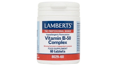 Lamberts Vitamin B-50 Complex Βιταμίνη για Ενέργεια, Ενίσχυση του Ανοσοποιητικού & το Νευρικό Σύστημα 60 ταμπλέτες