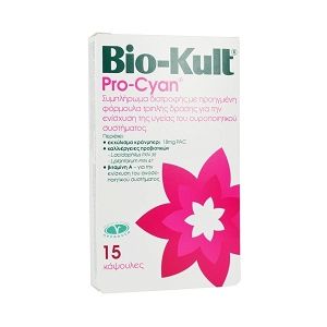 Bio-Kult Pro-Cyan Φόρμουλα Προβιοτικών με Cranberry & Βιταμίνη Α Για Το Ουροποιητικό Σύστημα 15 Κάψουλες