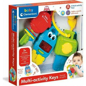 Baby Clementoni Βρεφικό Παιχνίδι Ηλεκτρονικά Κλειδιά Για 3+ Μηνών
