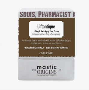 Mastic Origins Liftantique Κρέμα Προσώπου Ημέρας για Αντιγήρανση & Σύσφιξη με Υαλουρονικό Οξύ 60ml