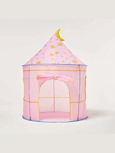 RocketBaby Παιδική Σκηνή Κάστρο Pop Up Ροζ - Μπλέ για 3 χρονών και άνω