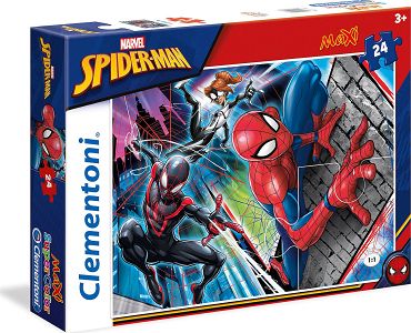Clementoni Παιδικό Παζλ Maxi Super Color SpiderMan 24 τμχ