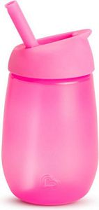 Munchkin Παιδικό Ποτηράκι "Simple Clean" από Πλαστικό Ροζ 296ml για 12m+