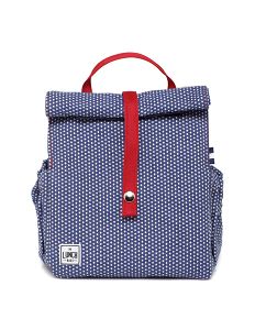 The Lunch Bags Original Kids Version Dots Ισοθερμικό Τσαντάκι Φαγητού  Ώμου 5lt Μπλε Μ21 x Π16 x Υ24cm