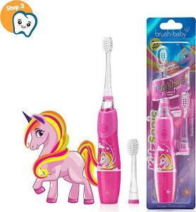 Brush-Baby Ηλεκτρική Οδοντόβουρτσα KidzSonic® 3+ ετών-Unicorn