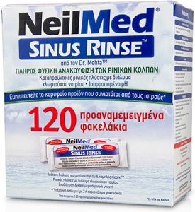 NeilMed Sinus Rinse Φακελάκια Ανταλλακτικά Ρινικού Αποφρακτήρα 120τμχ