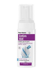 Frezyderm Intim Aid Vinegar Foam Ειδικός Αφρός Καθαρισμού Ευαίσθητης Περιοχής Περίοδος Αυξημένης Φροντίδας 100ml