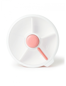 GoBe Παιδικό Πιάτο Φαγητού Snack Spinner Large Coral Pink
