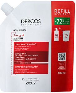 Dercos Energy+ Refill Σαμπουάν κατά της Τριχόπτωσης για Όλους τους Τύπους Μαλλιών 400ml