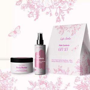 Life Roots Pink Gardenia Σετ Περιποίησης που περιέχει Body Butter 250ml & Hair & Body Mist 150ml