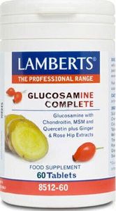 Lamberts Glucosamine Complete Vegan Συμπλήρωμα για την Υγεία Αρθρώσεων & Οστών 60 ταμπλέτες