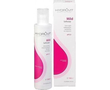 Hydrovit Mild Softsoap pH 5,5 Ήπιο Υγρό Καθαρισμού Προσώπου & Σώματος, 150ml