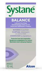 Alcon Systane Balance Οφθαλμικές Σταγόνες για Ξηροφθαλμία 10ml