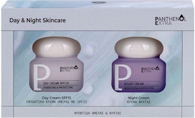 Medisei Panthenol Extra Day & Night Skincare Set Κρέμα Ημέρας με SPF15 50ml & Κρέμα Νύχτας 50ml