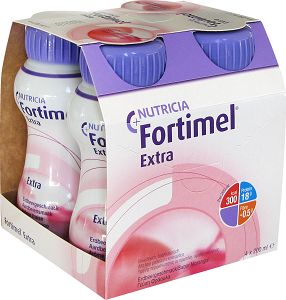 Nutricia Fortimel Extra 4 x 200ml Φράουλα