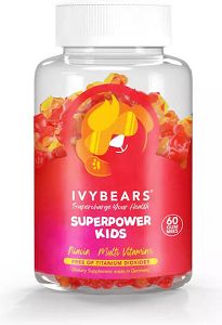 IvyBears Superpower Kids Πολυβιταμίνη για Ενέργεια & Ενίσχυση του Ανοσοποιητικού 9mg 60 ζελεδάκια