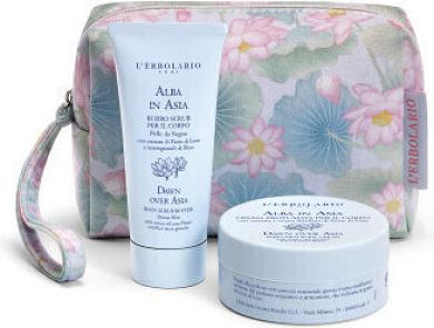 L' ERBOLARIO Alba in Asia Beauty Pochette με Scrub Σώματος 50ml & Αρωματική Κρέμα Σώματος 75ml
