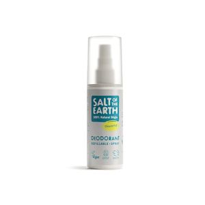 Salt of the Earth Unscented Vegan Αποσμητικό, Επαναγεμιζόμενο Spray Χωρίς Άρωμα 100ml