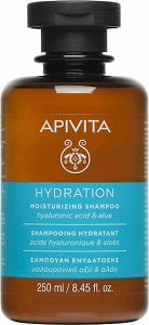 Apivita Hydration Hyaluronic Acid & Aloe Σαμπουάν Ενυδάτωσης για Όλους τους Τύπους Μαλλιών 250ml
