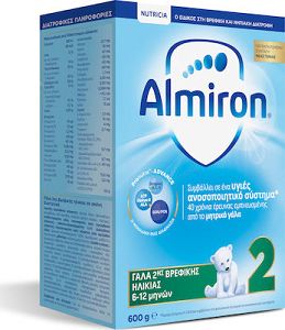 Nutricia Γάλα σε Σκόνη Almiron 2 6m+ 600gr