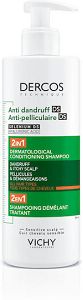 Dercos Anti Dandruff DS Σαμπουάν & Conditioner για Ευαίσθητο Τριχωτό κατά της Πιτυρίδας & της Ξηροδερμίας για Ξηρά Μαλλιά 390ml