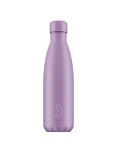 Chilly's Original Θερμός Μπουκάλι Monochrome All Pastel Purple BPA Free 500ml