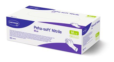 Hartmann Peha-soft Γάντια Νιτριλίου Χωρίς Πούδρα σε Μπλε Χρώμα 150τμχ Medium
