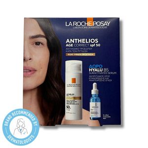 La Roche Posay Anthelios Age Correct Σετ με Αντηλιακό Προσώπου & Serum SPF50 2τμχ