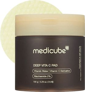 Medicube Deep Vita C Pads Τόνωσης Προσώπου για Όλους τους Τύπους 70τμχ
