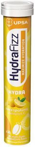 UPSA Hydrafizz Hydra 16 Αναβράζοντα Δισκία Γεύση Λεμόνι