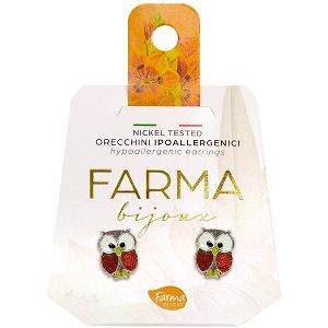 Farma Bijoux Υποαλλεργικά Σκουλαρίκια for Kids Κουκουβάγιες