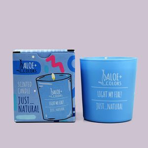Aloe+Colors Scented Soy Candle Just Natural - Αρωματικό κερί με άρωμα Φρεσκάδα - 220gr