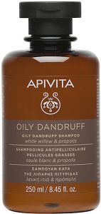 Apivita Oily Dandruff White Willow & Propolis Σαμπουάν κατά της Πιτυρίδας για Λιπαρά Μαλλιά 250ml