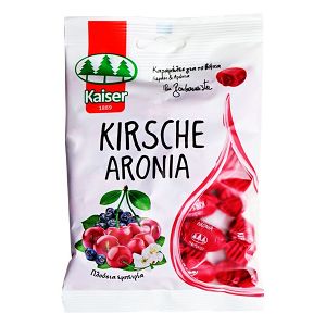 Kaiser 1889 Kirsche Aronia Καραμέλες Λαιμού με Κεράσι & Αρώνια χωρίς Γλουτένη 90gr