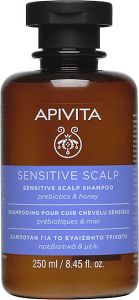 Apivita Sensitive Scalp Prebiotics & Honey Σαμπουάν για το Ευαίσθητο Τριχωτό 250ml