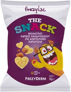 Frezyderm Καρδιές Καλαμποκιού Με Αλατισμένη Καραμέλα Χωρίς Προσθήκη Ζάχαρης 30gr